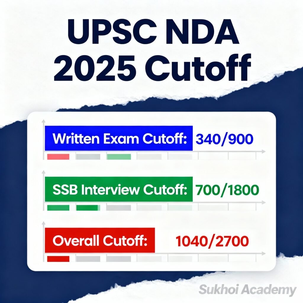 UPSC NDA Cutoff 2025