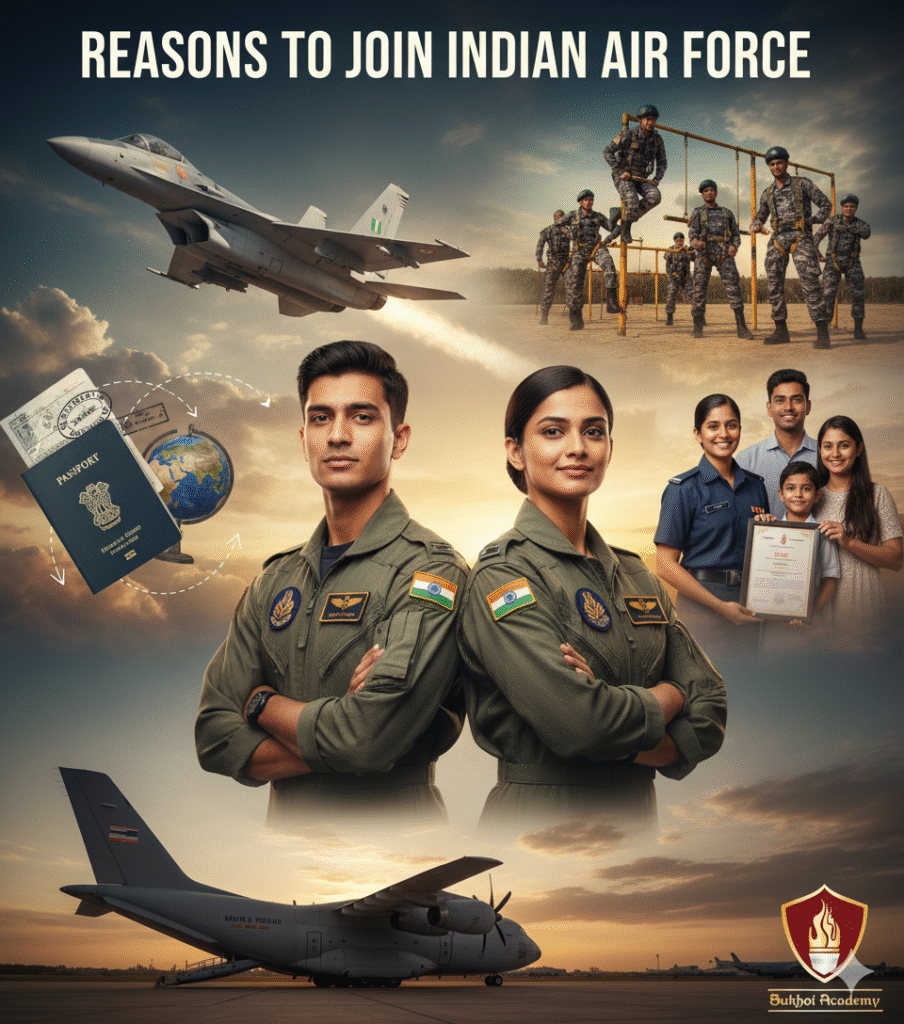 benefits of joining indian air force