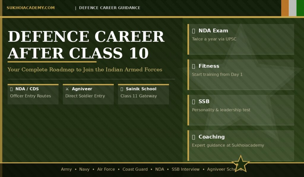 Defence Career After Class 10