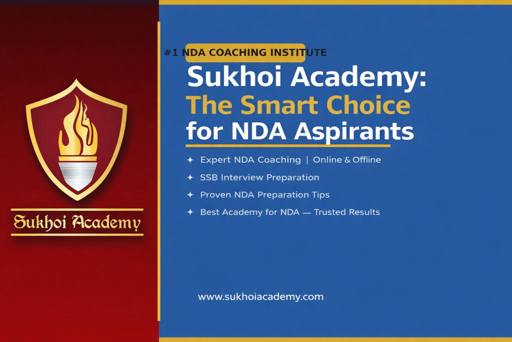 Sukhoi Academy: The Smart Choice for NDA Aspirants