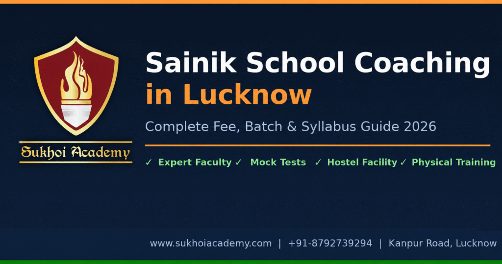 Sainik School Coaching Fees in Lucknow 2026