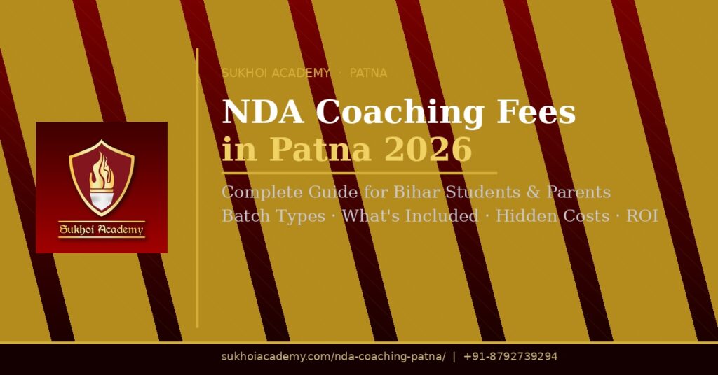 NDA Coaching Fees in Patna