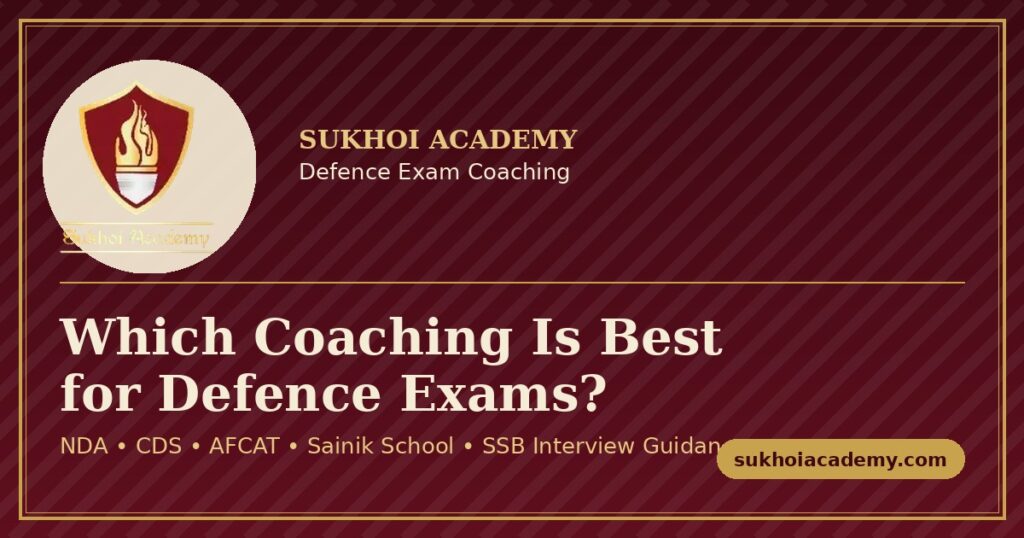 best coaching for defence exams