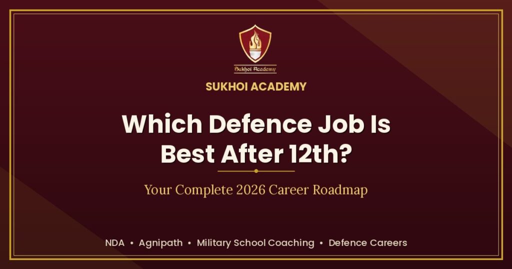 best defence job after 12th