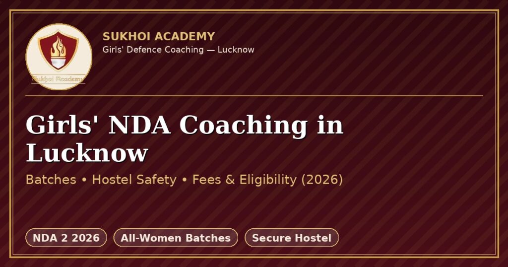 nda coaching for girls in lucknow