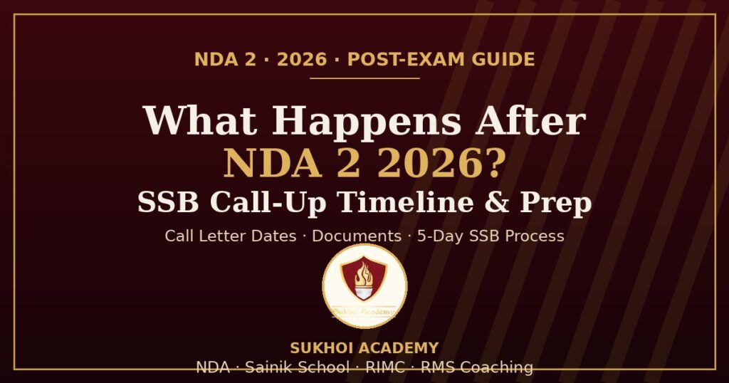 NDA 2 2026 SSB interview timeline