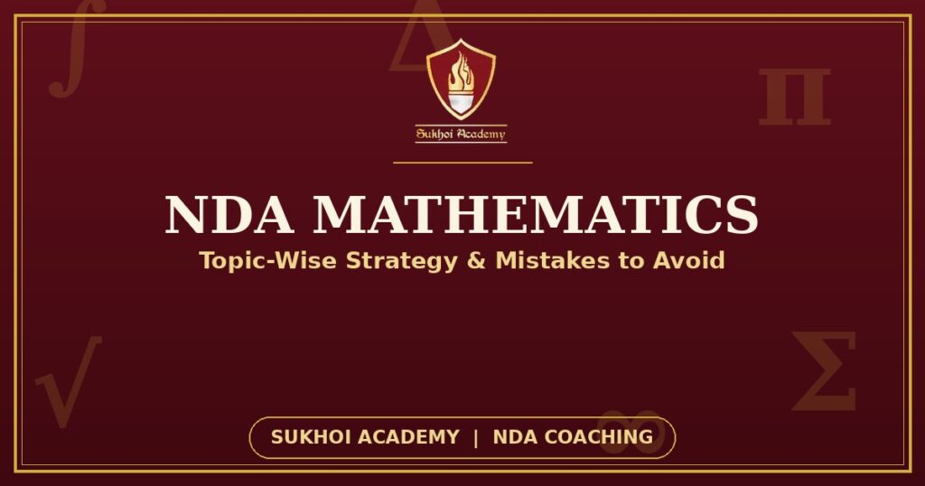 NDA Mathematics preparation strategy