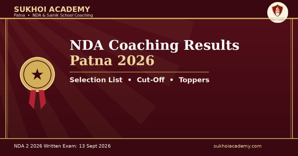 NDA coaching results Patna