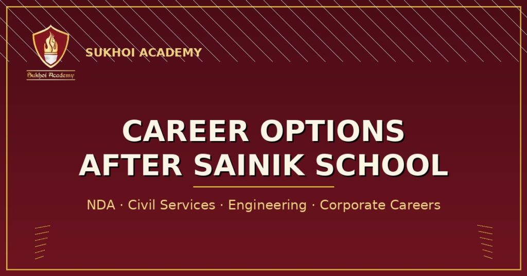 career after sainik school