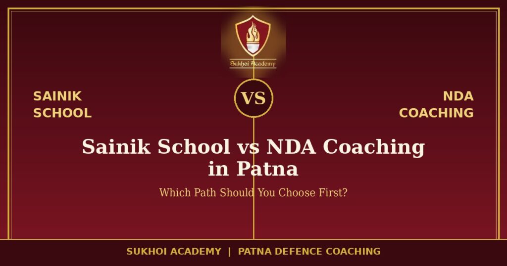 sainik school vs nda coaching patna