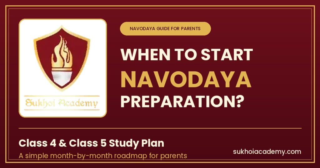 when to start navodaya preparation