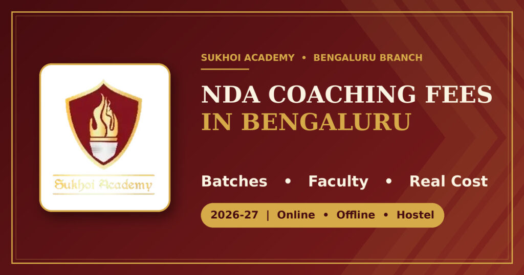 NDA coaching fees in Bengaluru