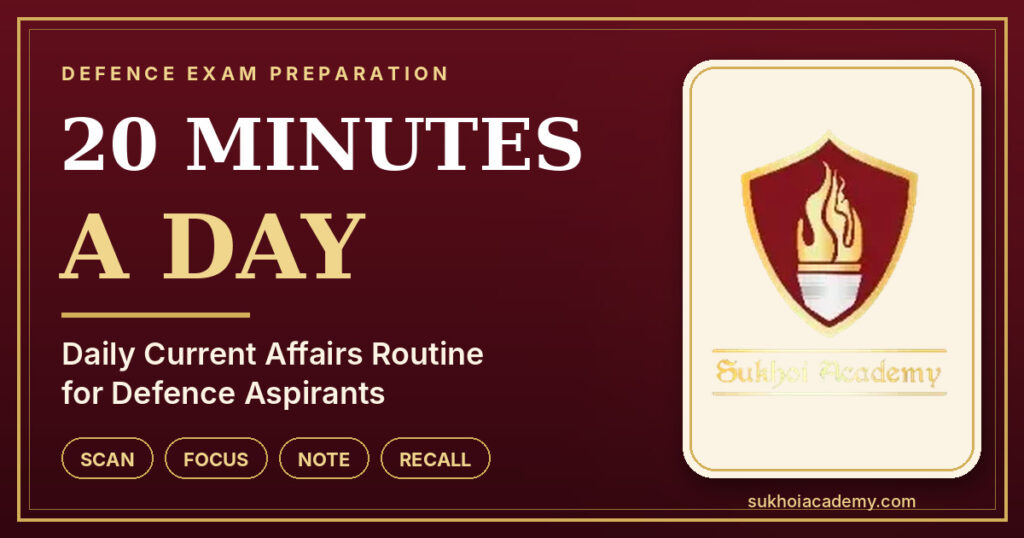 current affairs for defence aspirants